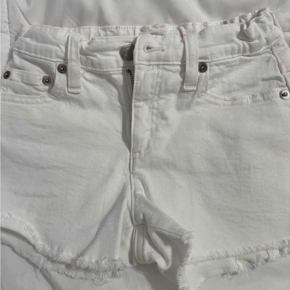 Crewcuts White Jean Shorts